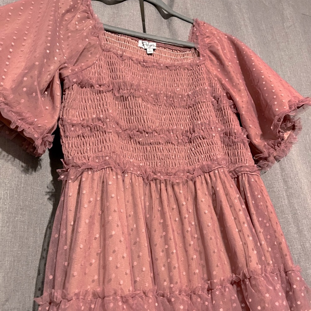Pink tulle  dress